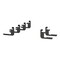 Luverne 11-13 NISSAN NV LONG/SHORT 98IN AND 36IN STEP BOARDS)VAN GRIP STEP MOU 401164 - alternate 2